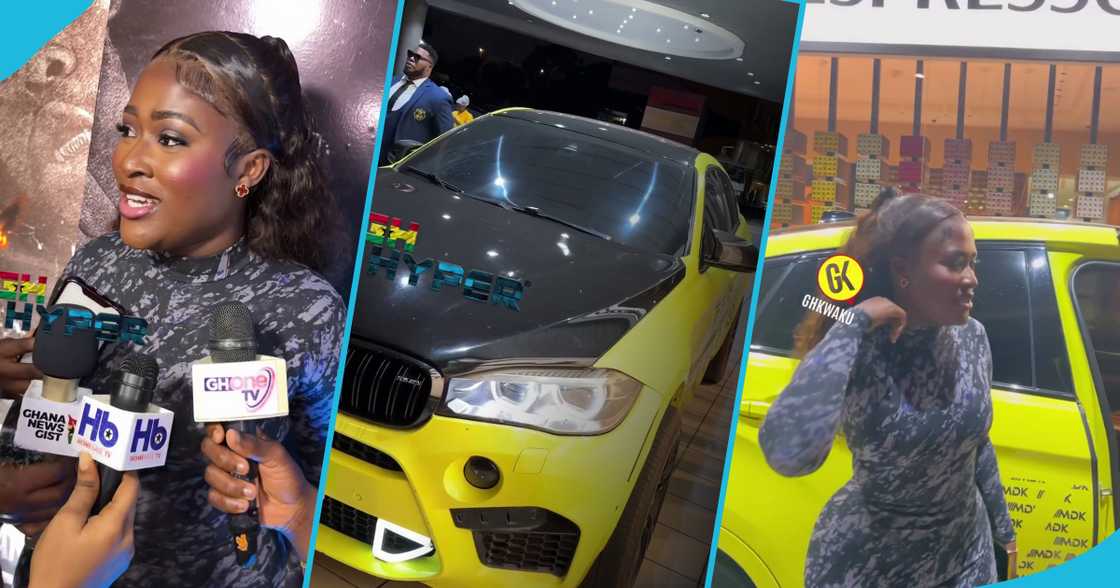Fella Makafui flaunts BMW X6 Fella Makafui flaunts BMW X6