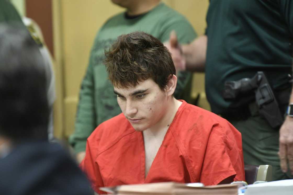 Florida school shooter Nikolas Cruz during a court hearing on April 27, 2018 in Fort Lauderdale, Florida Florida school shooter Nikolas Cruz during a court hearing on April 27, 2018 in Fort Lauderdale, Florida
