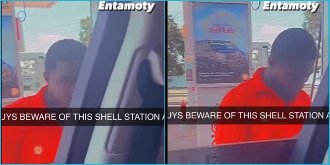 Shell Fuel Station Employee Caught Ripping Off Customer In Viral Video, Peeps React