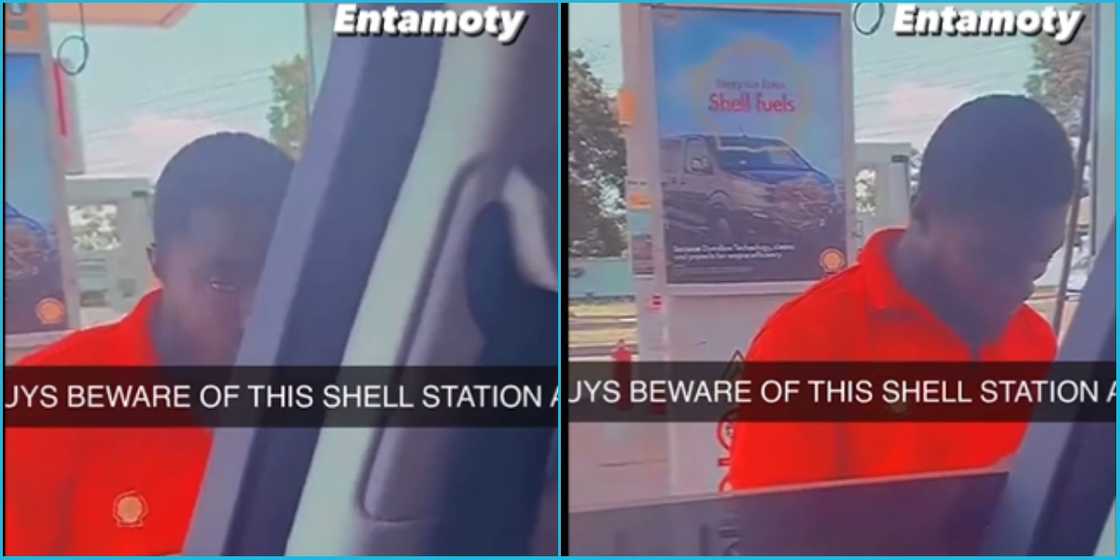 Shell Fuel Station Employee Caught Ripping Off Customer In Viral Video, Peeps React Shell Fuel Station Employee Caught Ripping Off Customer In Viral Video, Peeps React