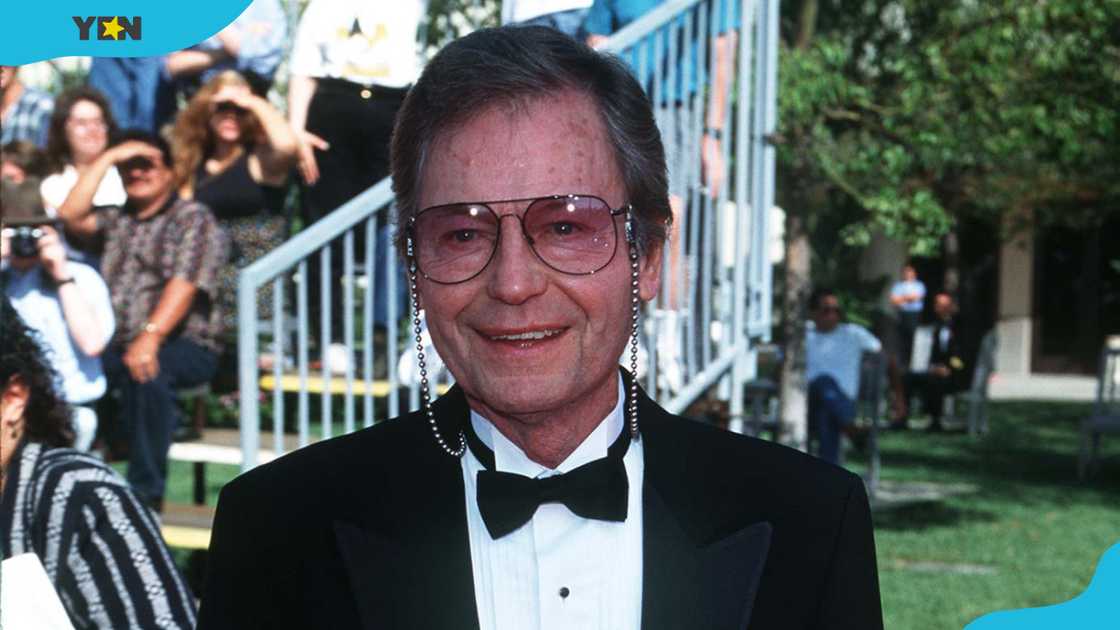 DeForest Kelley at the Paramount Studios in Los Angeles, California. DeForest Kelley at the Paramount Studios in Los Angeles, California.