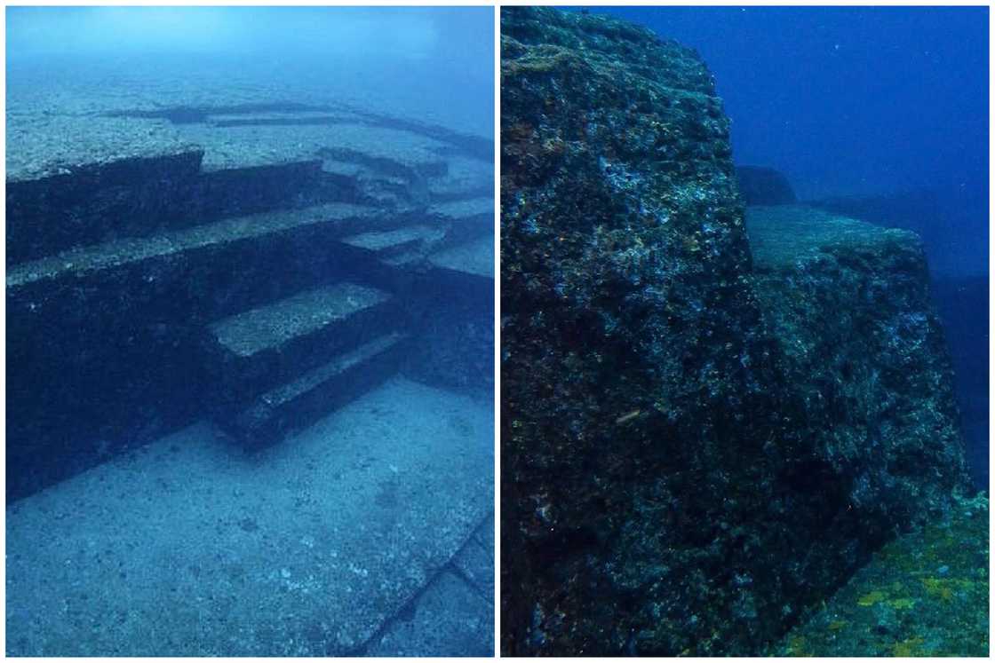 underwater statues