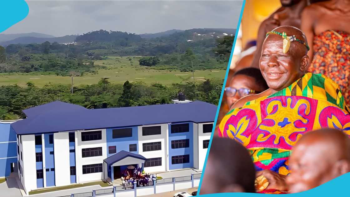 Otumfuo Osei Tutu II, Sefwi Senior High School, Girls' dormitory, Three-story, Build and donate.