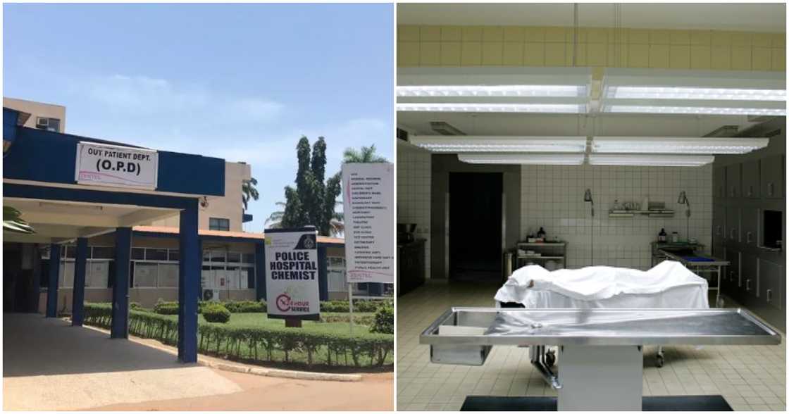 Police Hospital Lab shut down over stench.