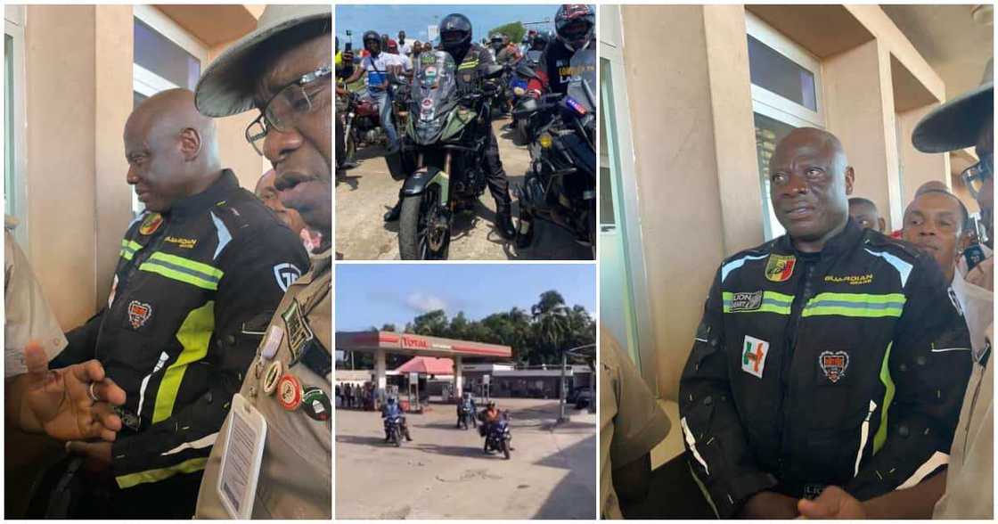 Kunle Adeyanju, London to Lagos biker, after 39 days arrives Nigeria Kunle Adeyanju, London to Lagos biker, after 39 days arrives Nigeria