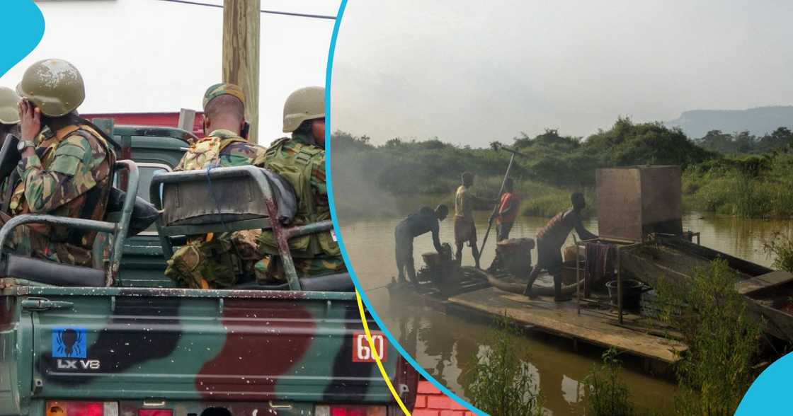 The anti-galamsey task force has destroyed 10 Changfans and other equipment on the Pra River