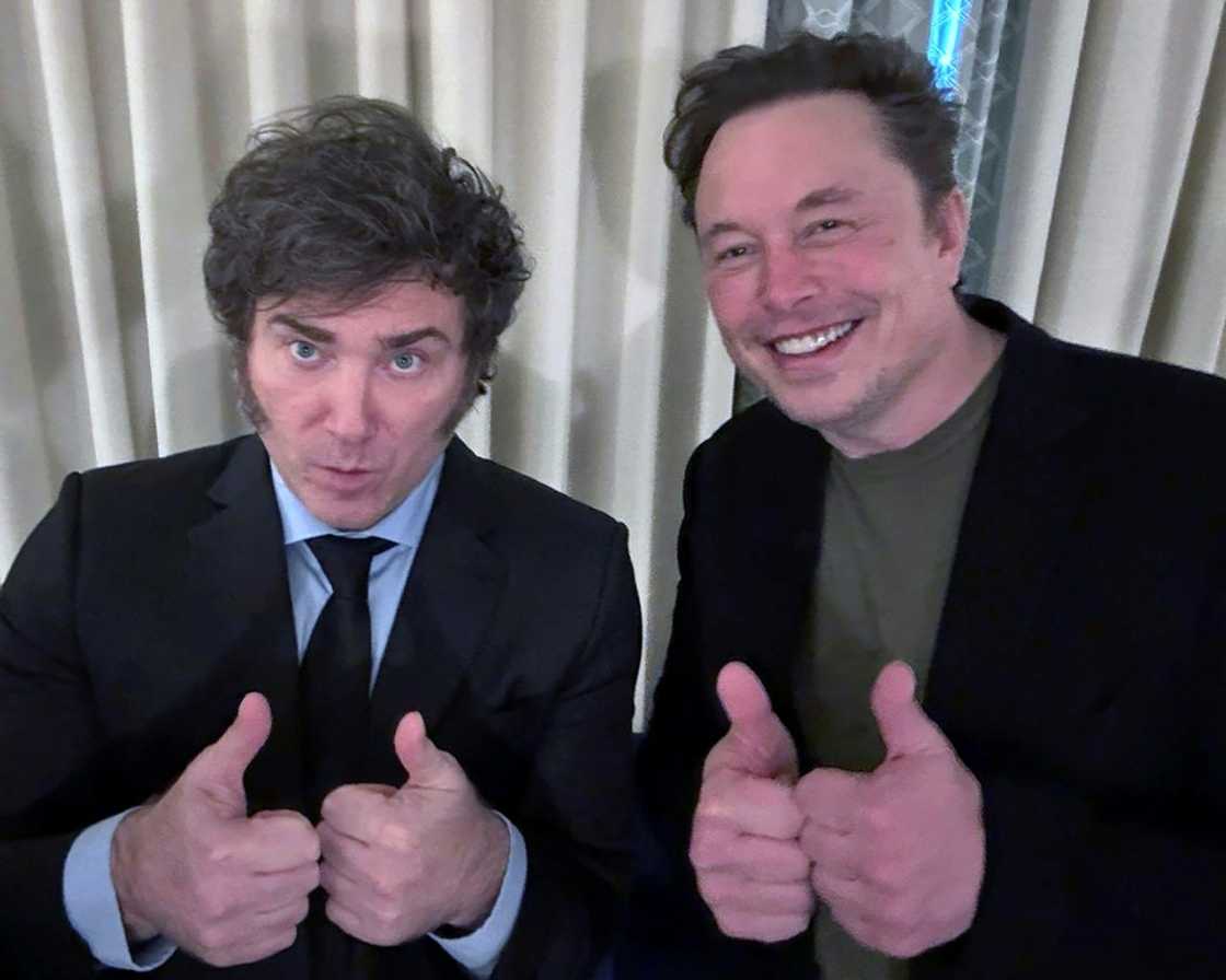 President Javier Milei (L) has met tech boss Elon Musk as part of his drive to place Argentina on the path to AI dominance President Javier Milei (L) has met tech boss Elon Musk as part of his drive to place Argentina on the path to AI dominance