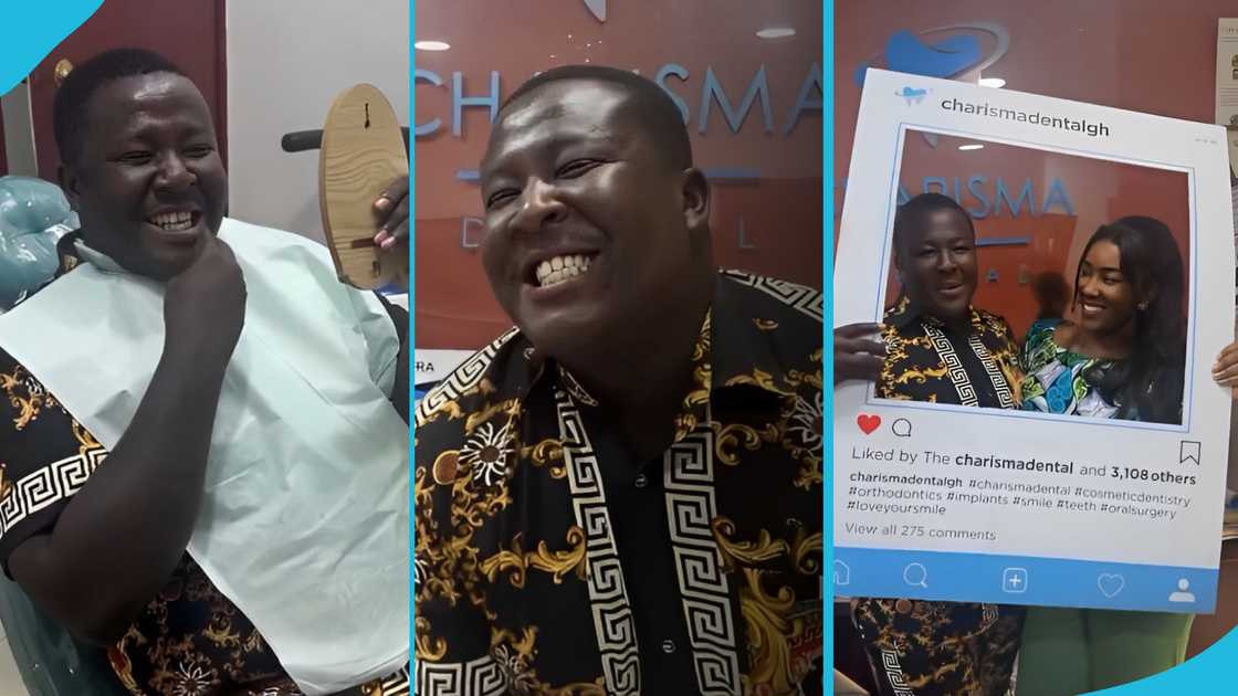 Oheneba Jude, Stonebwoy's wife, Oheneba Jude and Dr Louisa, Oheneba Hude's fixed teeth, Ghanaian TikToker, Oheneba Jude's dental makeover Oheneba Jude, Stonebwoy's wife, Oheneba Jude and Dr Louisa, Oheneba Hude's fixed teeth, Ghanaian TikToker, Oheneba Jude's dental makeover