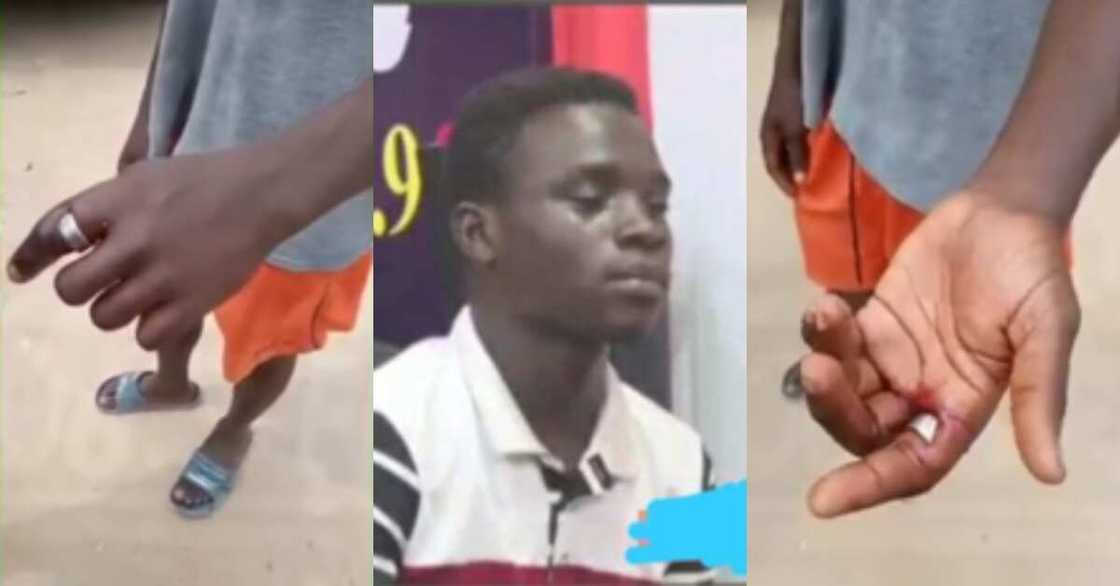 A Powerful Mallam has Removed it for me - Boy who wore 'Sakawa' ring & was Losing Finger says A Powerful Mallam has Removed it for me - Boy who wore 'Sakawa' ring & was Losing Finger says