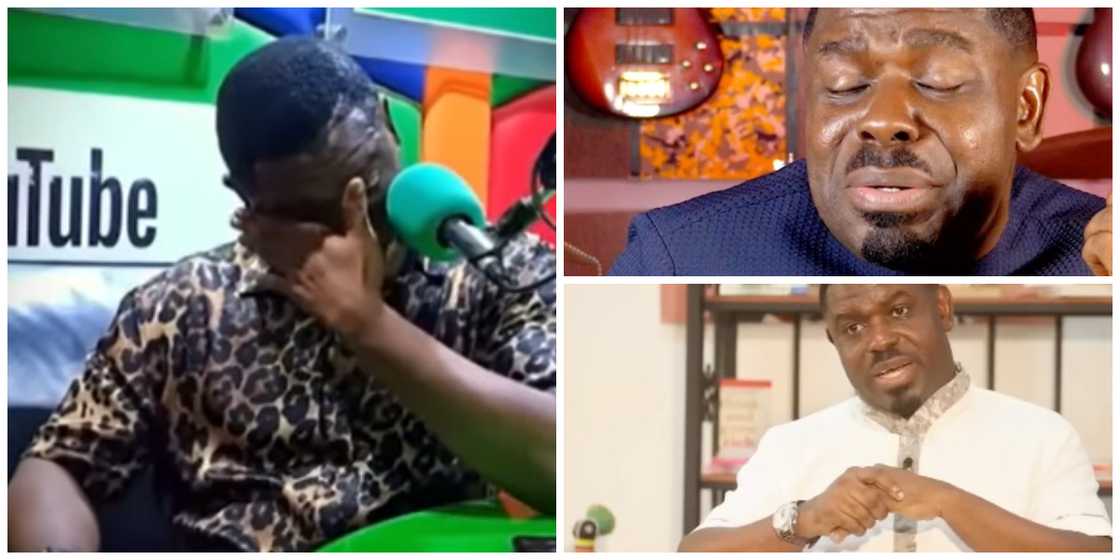 Nacee weeps as he talks about hard times that inspired his song, Aseda Nacee weeps as he talks about hard times that inspired his song, Aseda