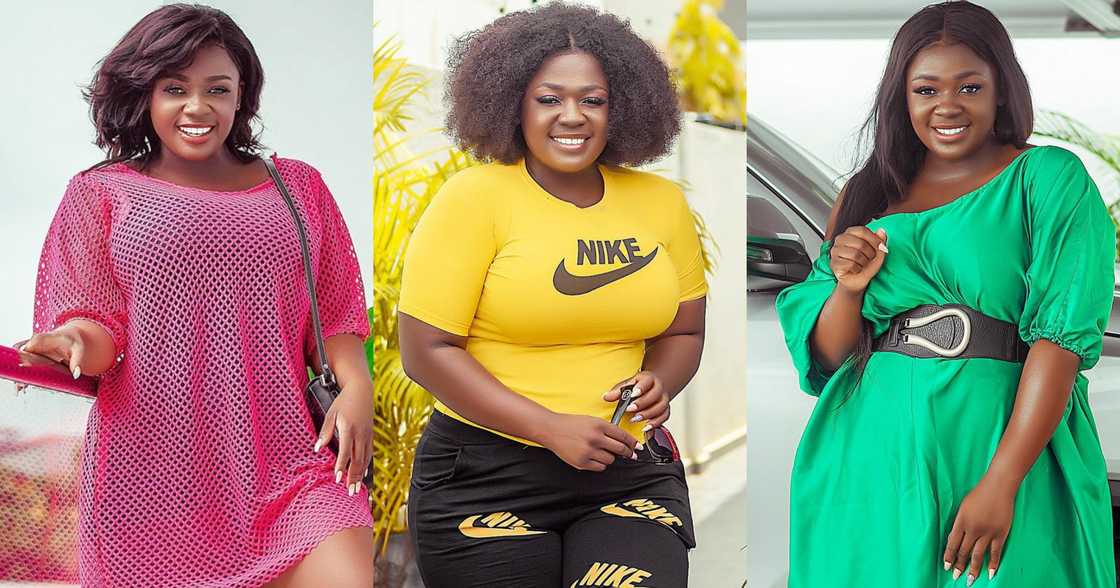 Tracey Boakye surprises Ras Nene's 'boy' as she dashes him GHC11k in video