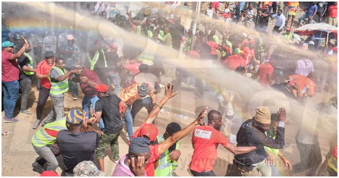 police water cannon