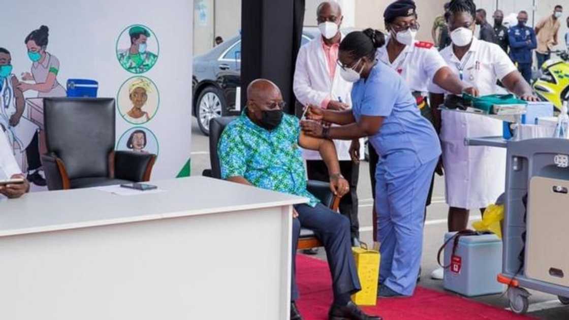 Hassan Ayariga claims President Akufo-Addo took a malaria vaccine on live television Hassan Ayariga claims President Akufo-Addo took a malaria vaccine on live television