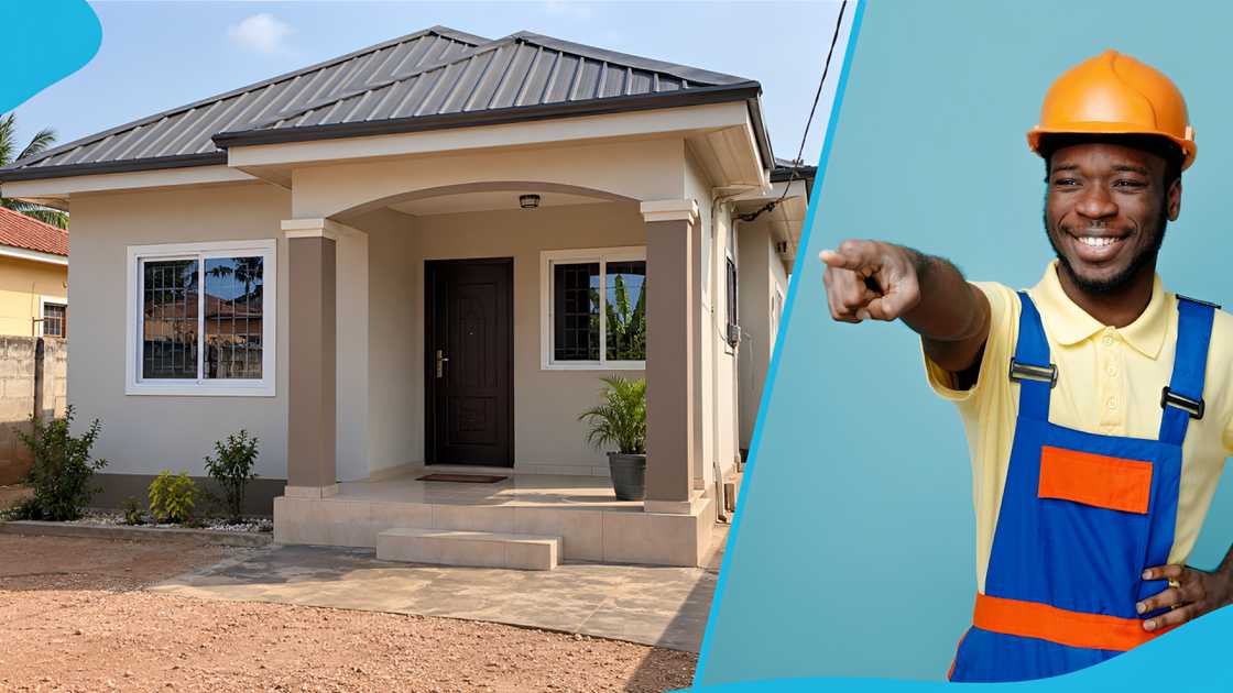 Ghana, House, Chamber and hall, Home, Building, Materials Ghana, House, Chamber and hall, Home, Building, Materials