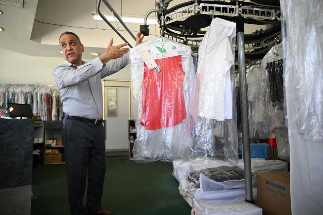 Tom Malian says his dry cleaning shop is struggling to stay afloat as a strike by actors and writers brings the Los Angeles entertainment motor to a halt Tom Malian says his dry cleaning shop is struggling to stay afloat as a strike by actors and writers brings the Los Angeles entertainment motor to a halt