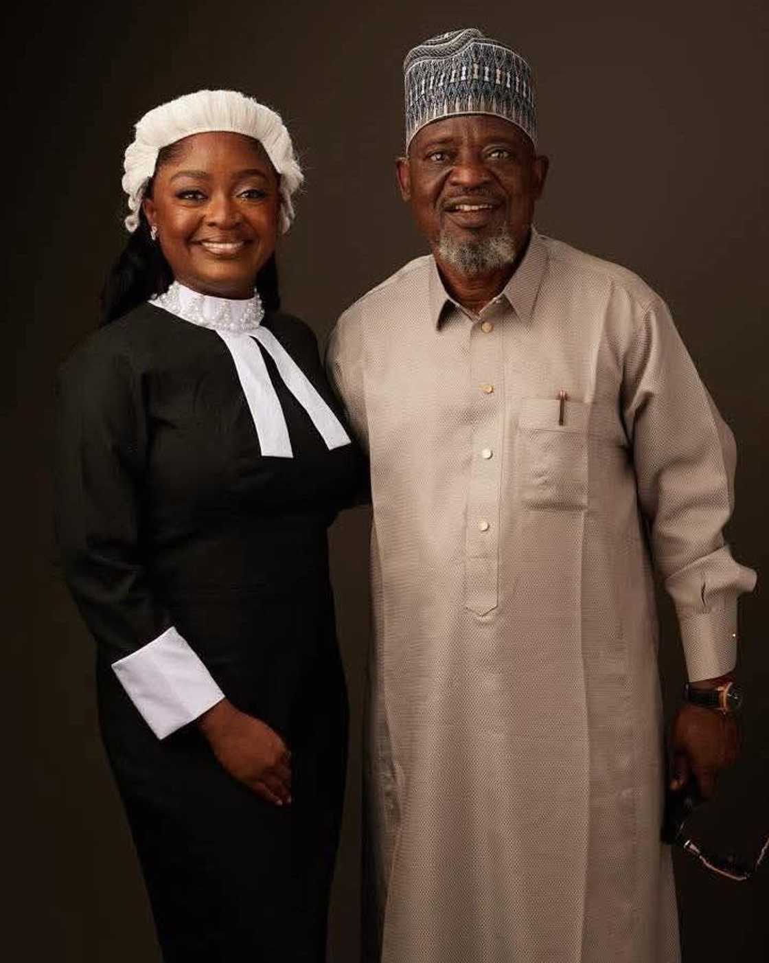 Latifa Teiya Fuseini, 2025 Ghana Law Student Best Graduating Student, Alhaji A B A Fuseini, a former Member of Parliament for the Sagnarigu