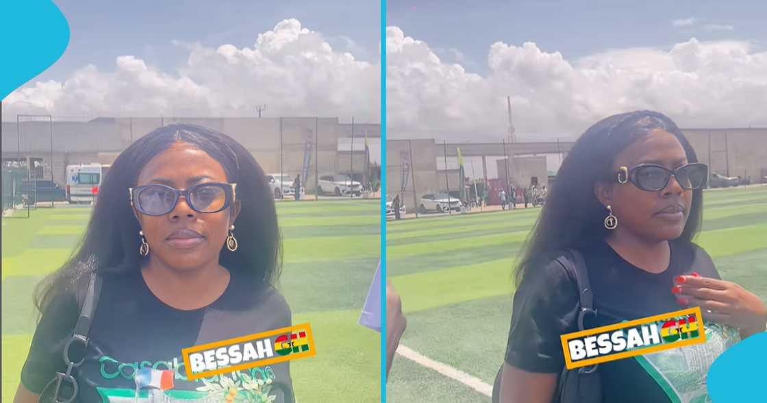 Nana Aba Anamoah, Nana Aba, Nana Aba journalist, Nana Aba questioned at tournament, Nana Aba tournament, Nana Aba Anamoah Partey tournament, Thomas Partey football tournament Nana Aba Anamoah, Nana Aba, Nana Aba journalist, Nana Aba questioned at tournament, Nana Aba tournament, Nana Aba Anamoah Partey tournament, Thomas Partey football tournament