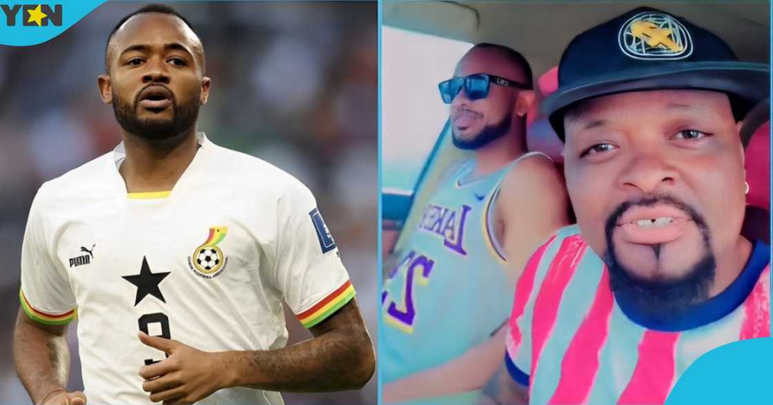 Photo of Jordan Ayew and a relative Photo of Jordan Ayew and a relative