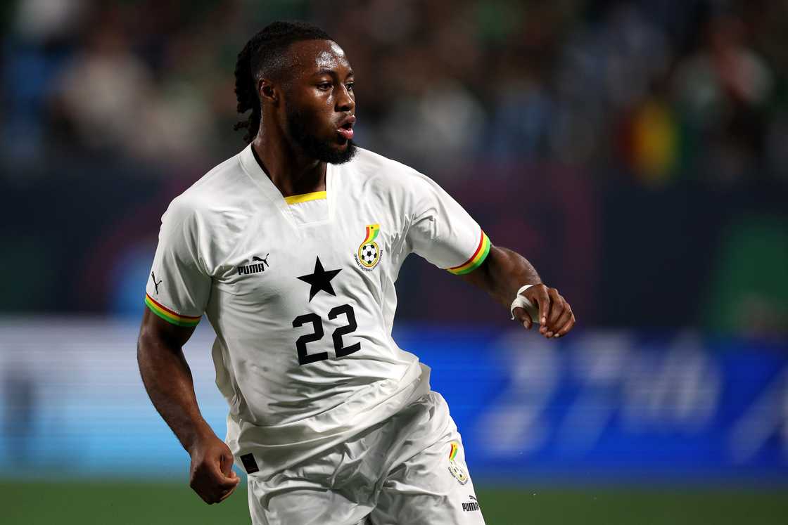Antoine Semenyo Ghana World Cup qualifiers, Antoine Semenyo goals for Ghana, Antoine Semenyo, Antoine Semenyo international football career, Ghana vs. Comoros, Central African Republic vs. Ghana