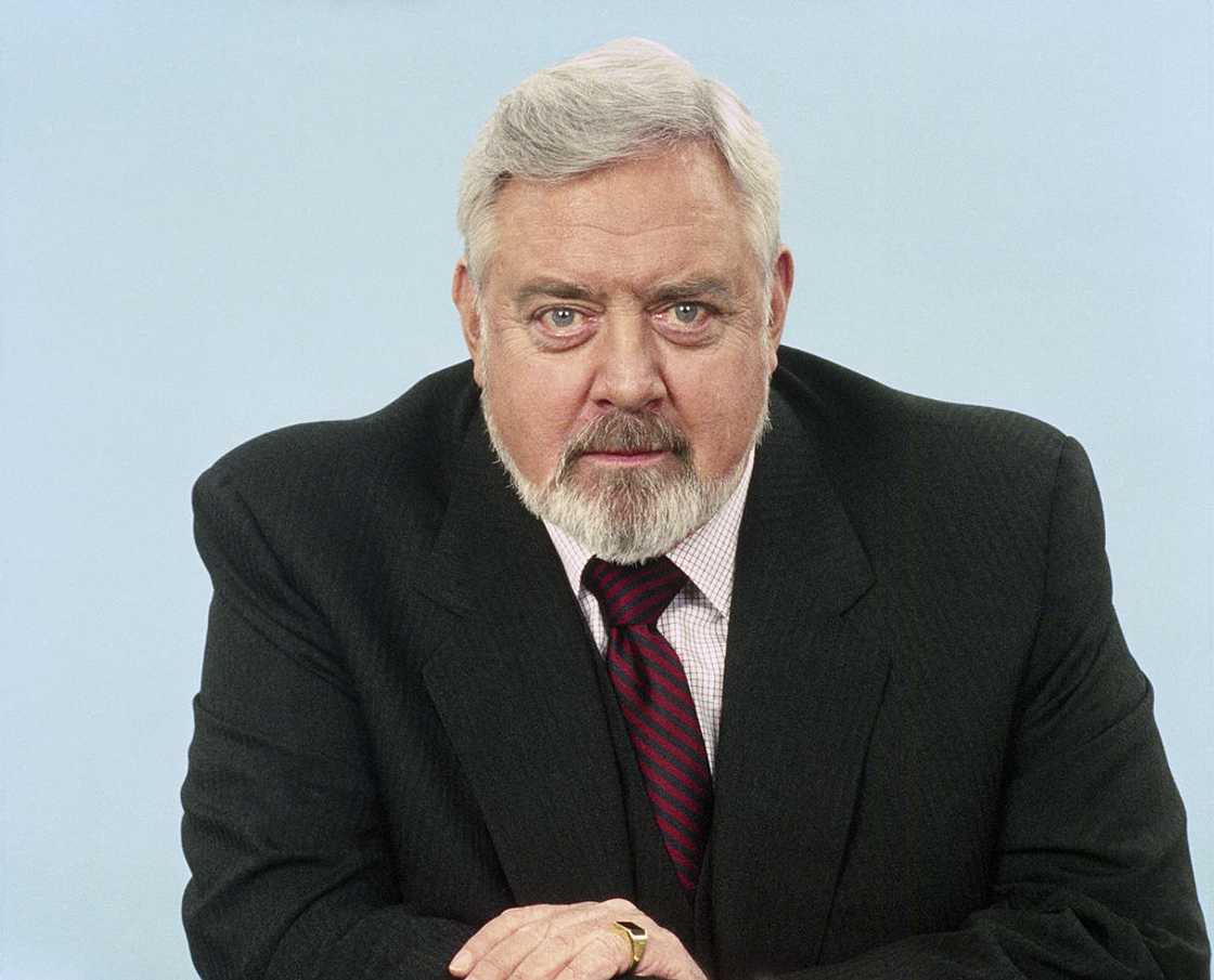 Raymond Burr staring at the camera Raymond Burr staring at the camera