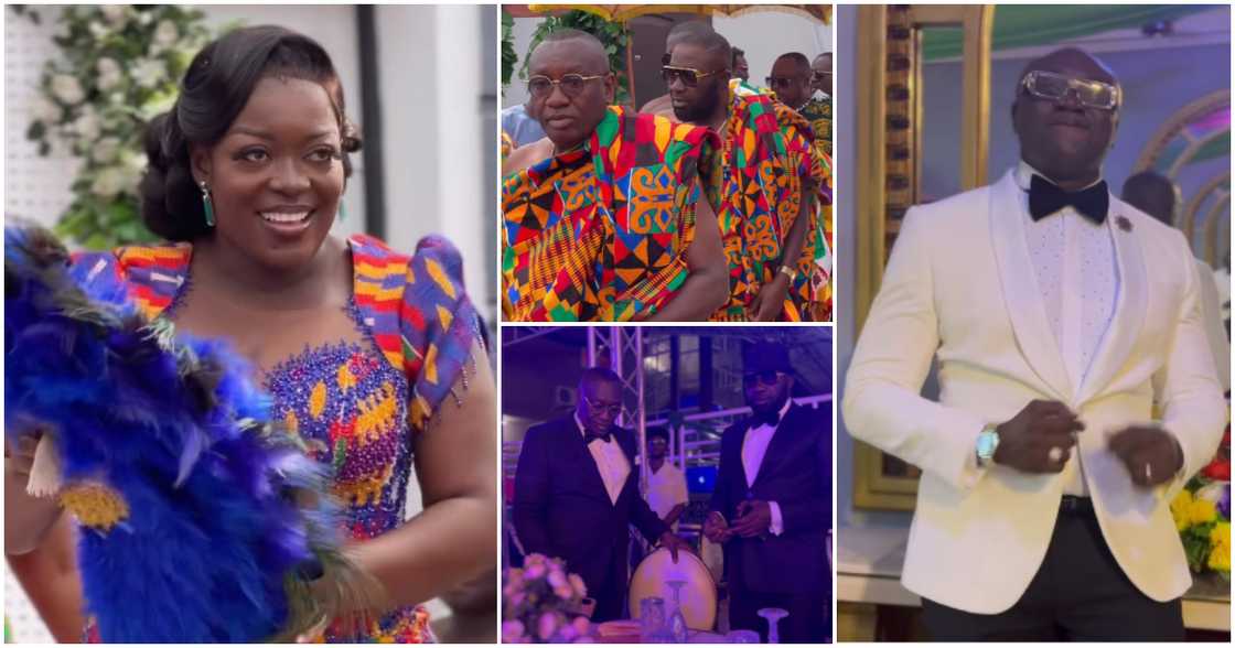 Despite and Ofori Sarpong attend wedding.