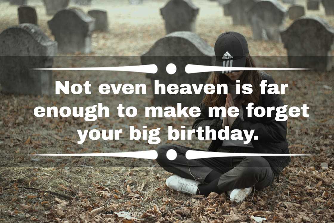 Happy birthday in heaven