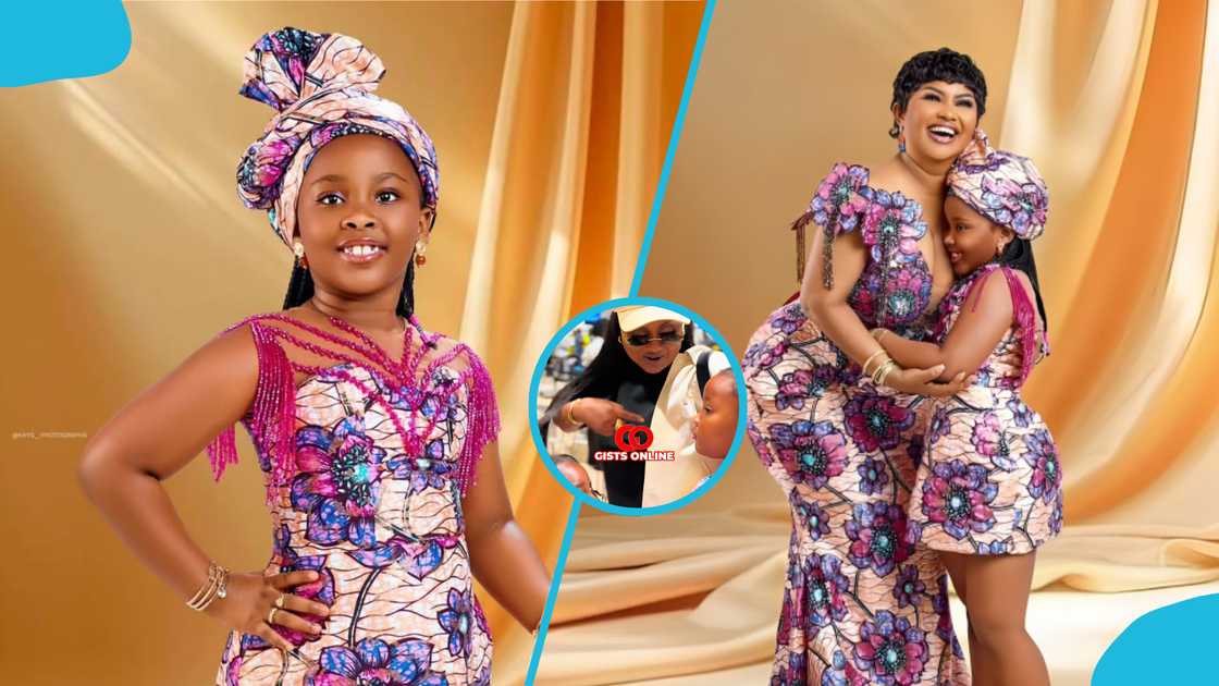 Baby Maxin, Nana Ama McBrown, Maxin McBrown, Accra International Airport, Ghana news, airport farewell, Dr Likee show Baby Maxin, Nana Ama McBrown, Maxin McBrown, Accra International Airport, Ghana news, airport farewell, Dr Likee show