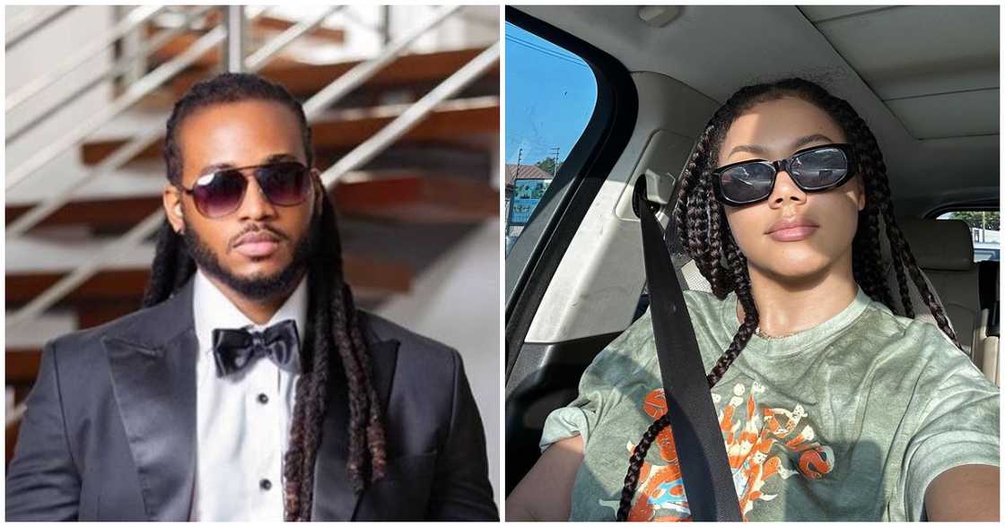 Nadia Buari and her brother, Jeed Rogers Nadia Buari and her brother, Jeed Rogers