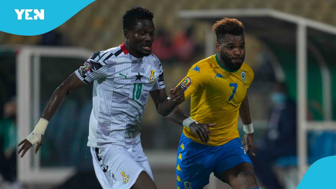 Aaron Boupendza last played for Gabon in 2023. Aaron Boupendza last played for Gabon in 2023.