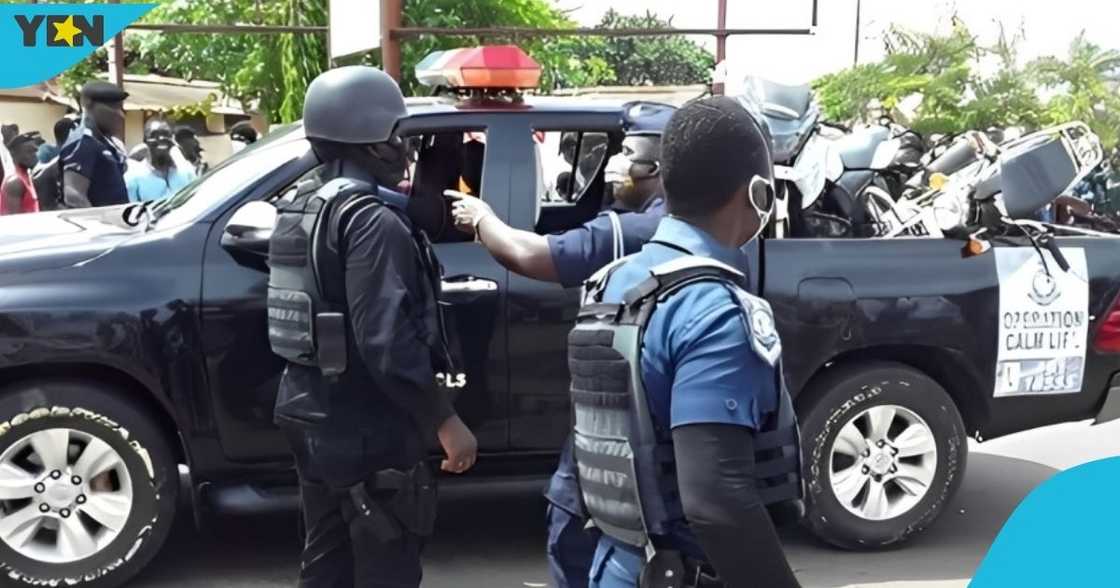 Police Officer, Ghana Police Service, five officers interdicted, misconduct, social media Police Officer, Ghana Police Service, five officers interdicted, misconduct, social media
