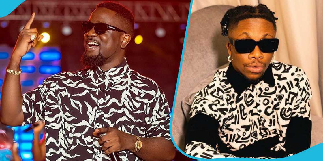 Sarkodie and Oxlade in pics Sarkodie and Oxlade in pics