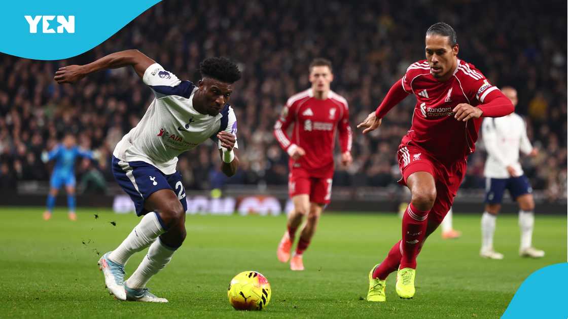 Kudus vs Liverpool, Ghana midfielder Kudus, Black Stars World Cup, Tottenham performance analysis, Spurs defeat highlights, Premier League results, Mohammed Kudus stats