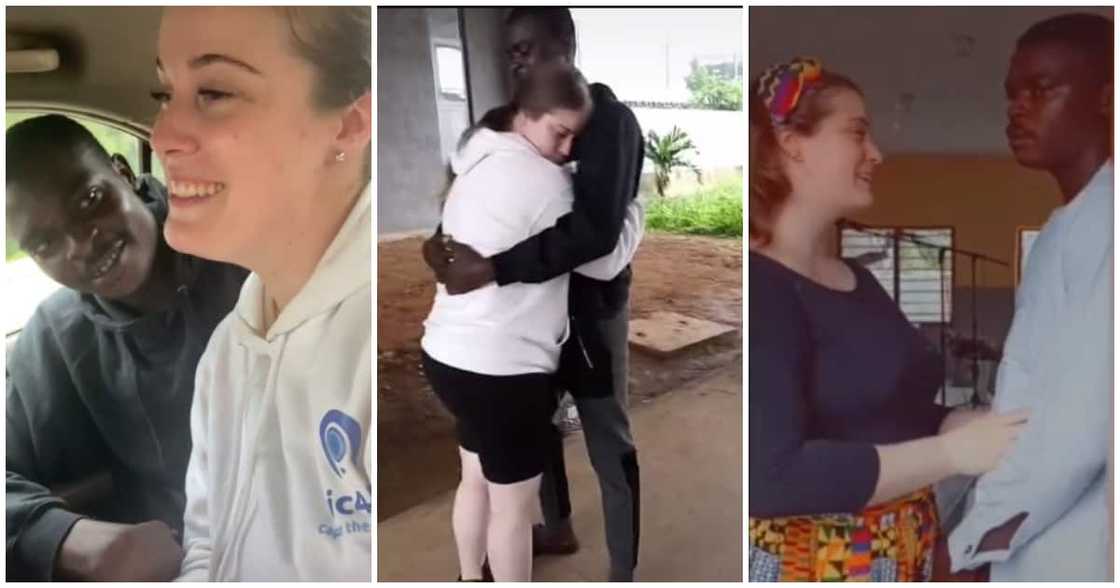 Natasha and Gift, Canadian lady flies into Nigeria to meet man, Canadian mum to marry Nigerian, IG