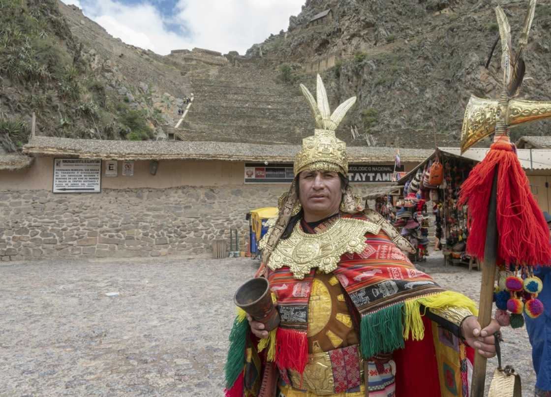 Juan Pablos Huanacchini waits at the entrance to the Inca ruins in Ollantaytambo where tourism has virtually ground to a halt Juan Pablos Huanacchini waits at the entrance to the Inca ruins in Ollantaytambo where tourism has virtually ground to a halt