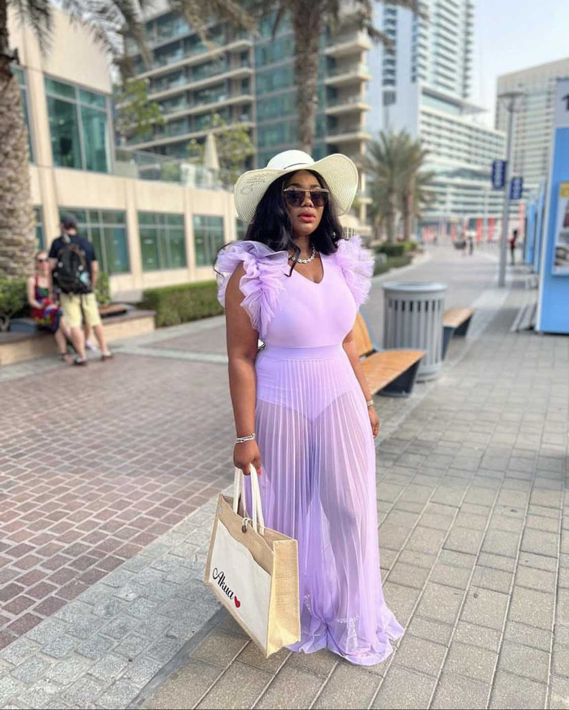 Akua Amoakowaa Mensah: Asantigoddess Flaunt In Stylish Clothes