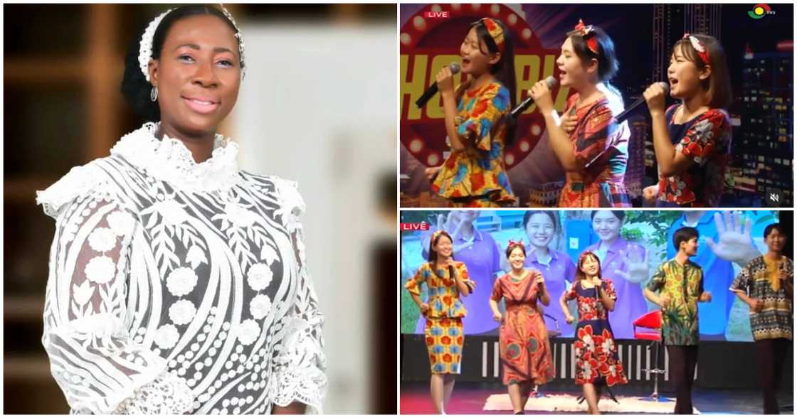 Chinese choral group sings Cindy Thompson's Anwanwado Chinese choral group sings Cindy Thompson's Anwanwado