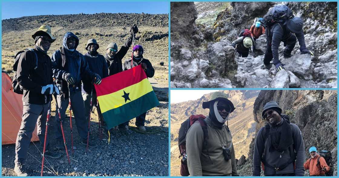 Accra To London by road team at Kilimanjaro Accra To London by road team at Kilimanjaro