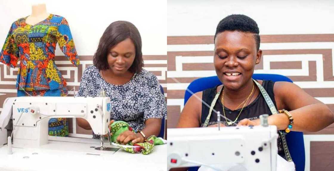 Abigail Gyanwah: Young UCC graduate who decided sewing to avoid unemployment now owns 2 businesses Abigail Gyanwah: Young UCC graduate who decided sewing to avoid unemployment now owns 2 businesses