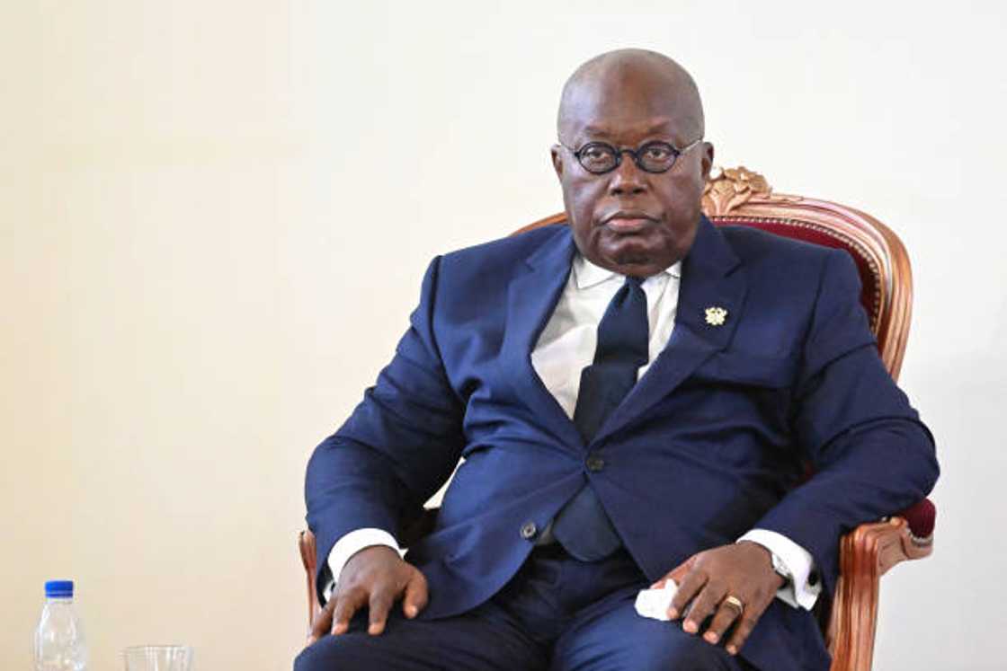 Nana Akufo-Addo at the Presidential Palace in Abidjan during the 1st summit of the Heads of State of the Strategic Partnership Agreement (SPA) between Ivory Coast and Ghana. Nana Akufo-Addo at the Presidential Palace in Abidjan during the 1st summit of the Heads of State of the Strategic Partnership Agreement (SPA) between Ivory Coast and Ghana.