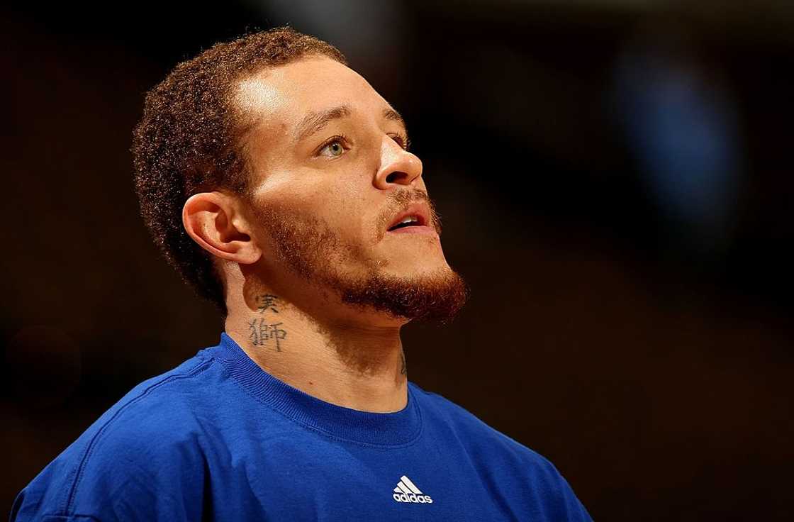 Delonte West before a game Delonte West before a game
