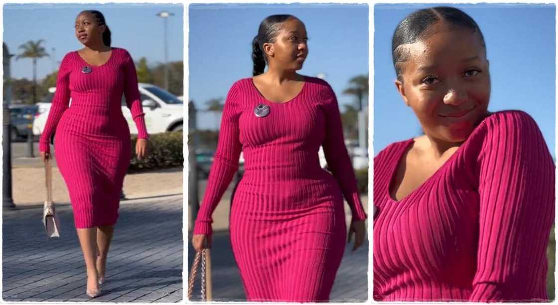 Photos of Lesedi Sekonyela who flaunted her beauty.