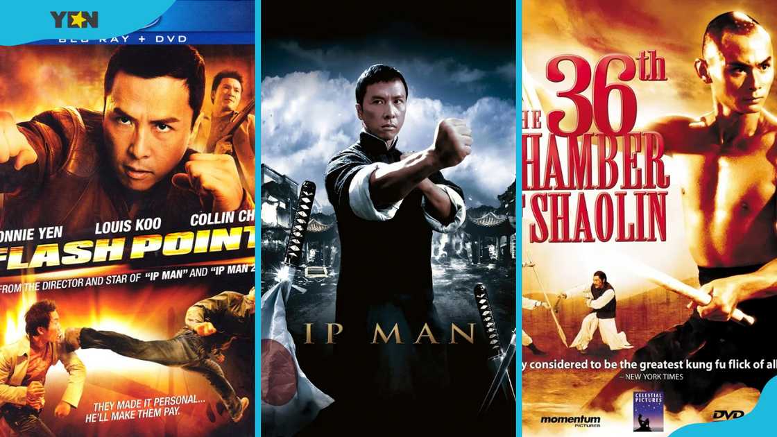 Flash Point (L), Ip Man (M) and The 36th Chamber of Shaolin (R) are among the best kung Fu movies of all time. Flash Point (L), Ip Man (M) and The 36th Chamber of Shaolin (R) are among the best kung Fu movies of all time.