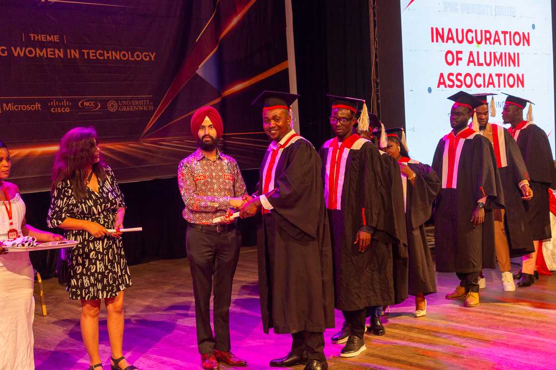 The guest of honour awarding certificates to IPMC graduates during the most recent graduation ceremony The guest of honour awarding certificates to IPMC graduates during the most recent graduation ceremony