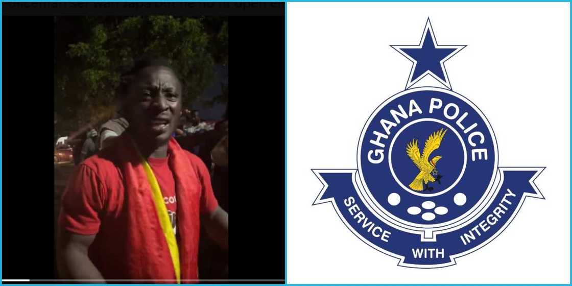 Ghanaian man claims police officer wants to japa Ghanaian man claims police officer wants to japa