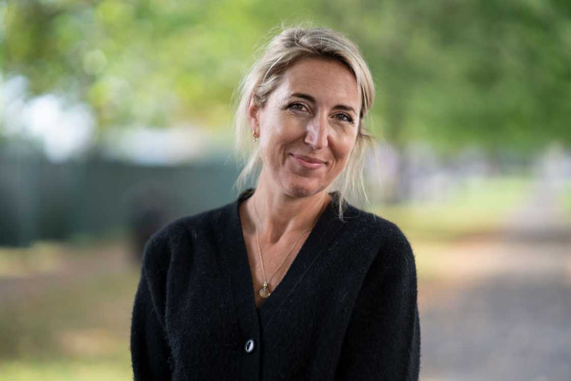 Lisa Jewell at the Cheltenham Literature Festival in Cheltenham, England.