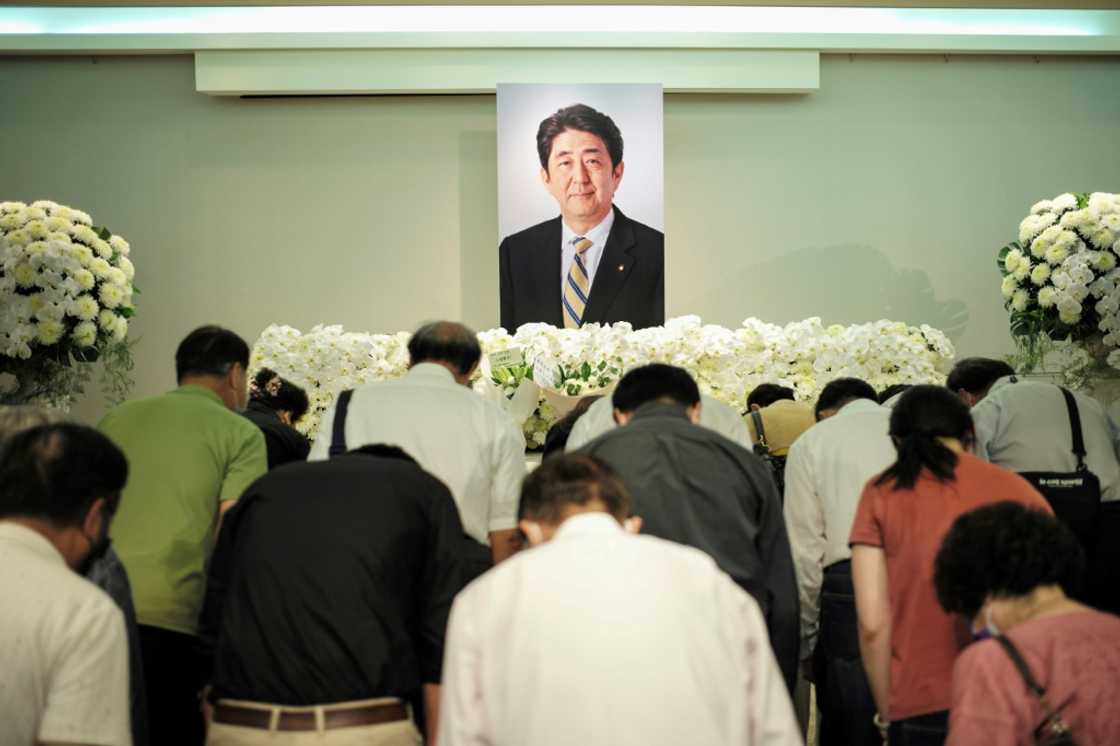 Shinzo Abe, Japan's longest serving prime minister, was shot dead on the campaign trail in July Shinzo Abe, Japan's longest serving prime minister, was shot dead on the campaign trail in July