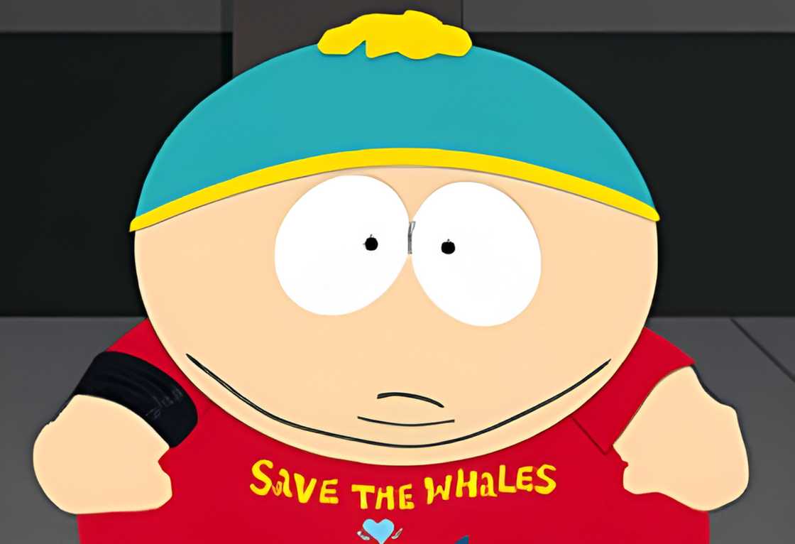 Eric Cartman is sitting on the floor Eric Cartman is sitting on the floor