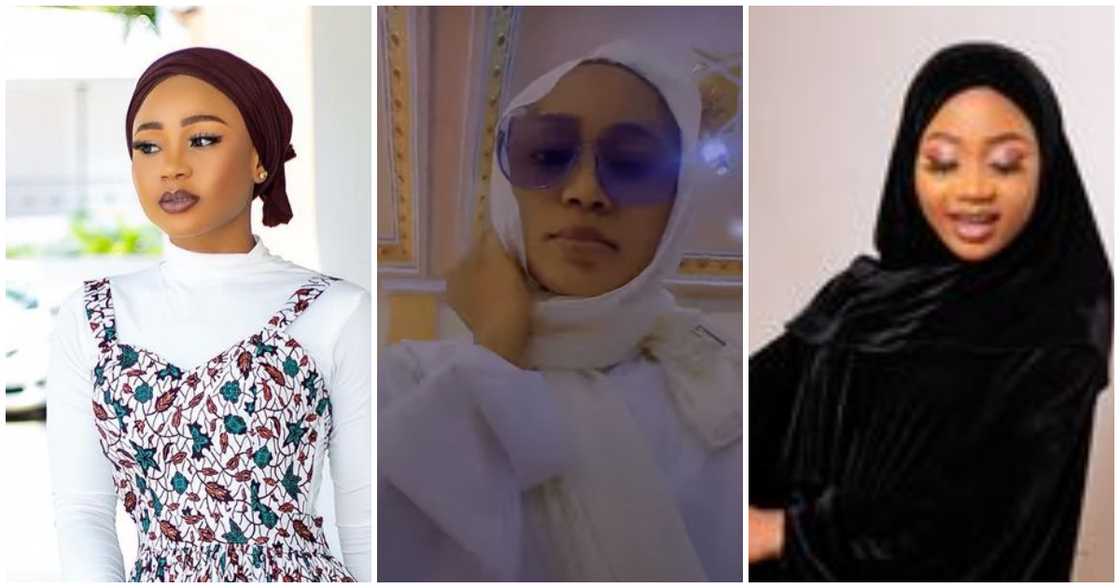 Akuapem Poloo Attends First Friday Prayers Since Conversion To Islam; Rocks White Jellabiya In Style