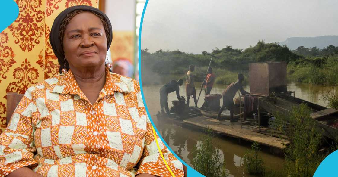 Opoku-Agyemang said the next NDC government will teach illegal miners how to do galamsey responsibly Opoku-Agyemang said the next NDC government will teach illegal miners how to do galamsey responsibly