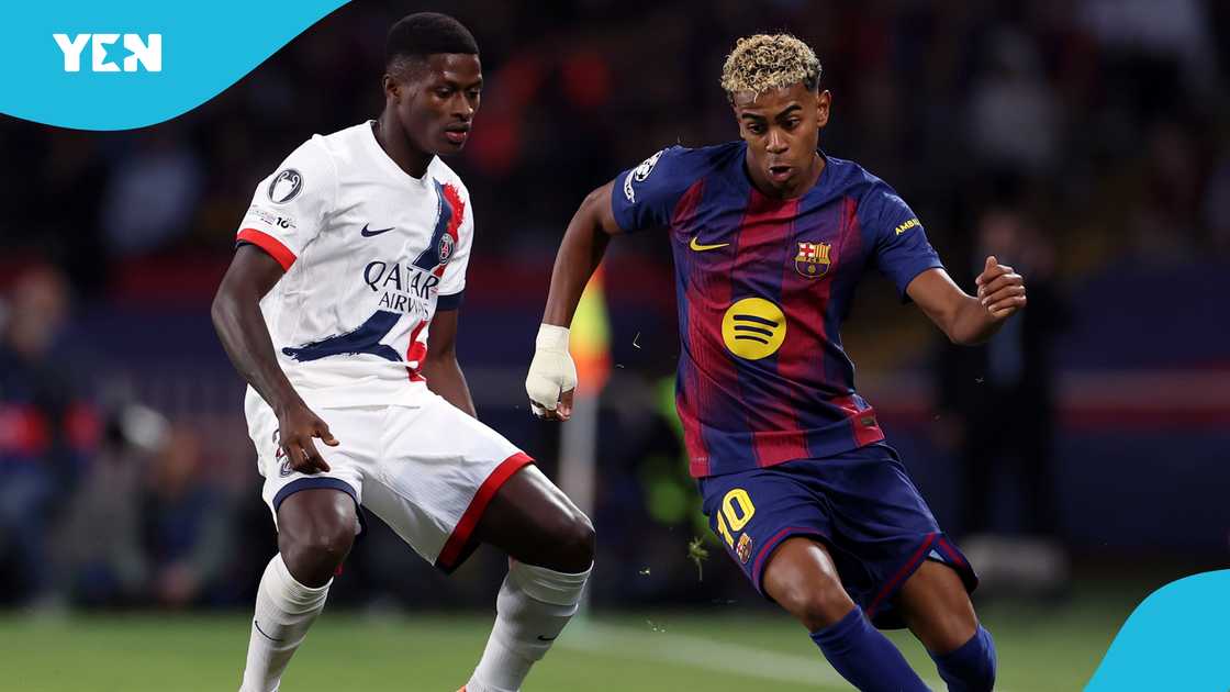 Lamine Yamal, Ghanaian pastor, FC Barcelona, Lamine Yamal vs PSG, Barcelona lose to PSG, Yamal vs Nuno Mendes, Yamal dating life, Yamal private life. Lamine Yamal, Ghanaian pastor, FC Barcelona, Lamine Yamal vs PSG, Barcelona lose to PSG, Yamal vs Nuno Mendes, Yamal dating life, Yamal private life.